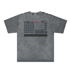 Amiri Washed Distressed T Shirt Printed Trendy Pure Cotton