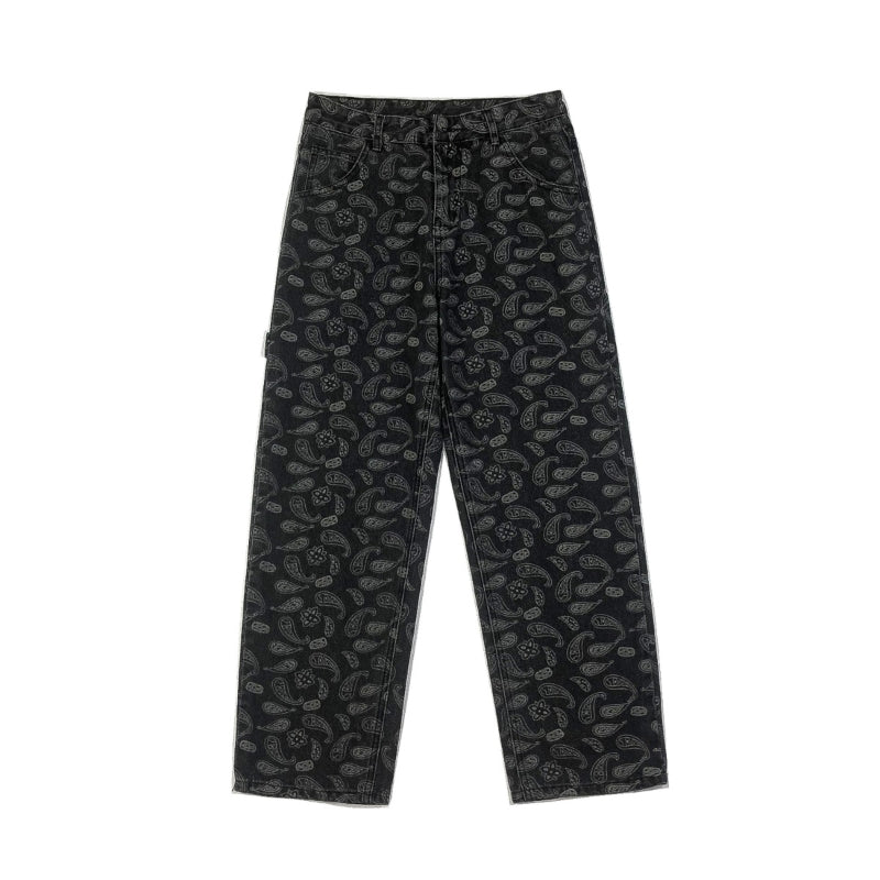 Men Jeans Straight Spring and Autumn Jeans Trousers