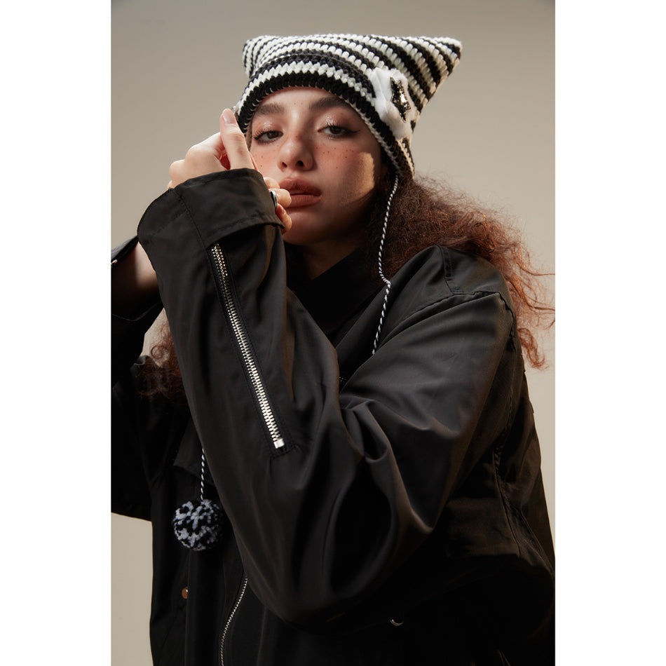 Unisex Jacket Loose Spring and Autumn Jacket Top