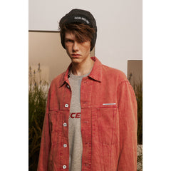 Unisex Jacket Vintage Denim Jacket Loose Jacket