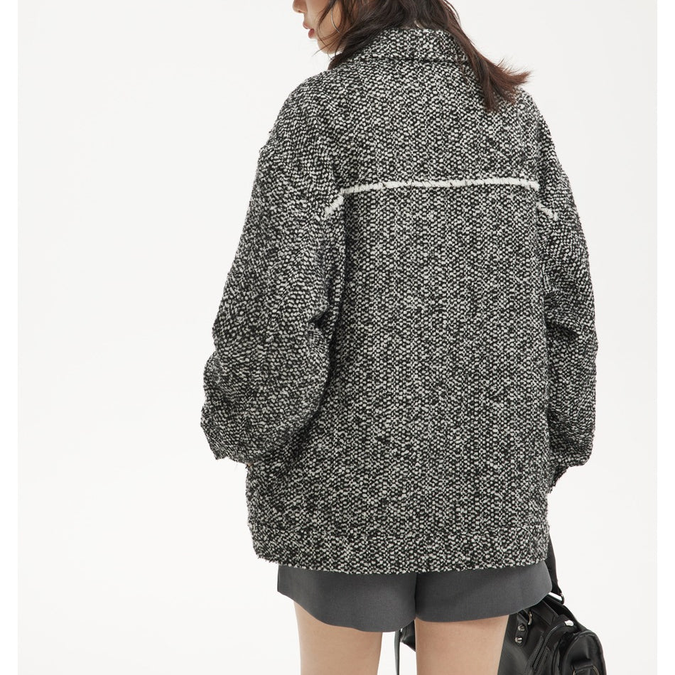 Unisex Jacket Vintage Jacket Loose Lapels Coat
