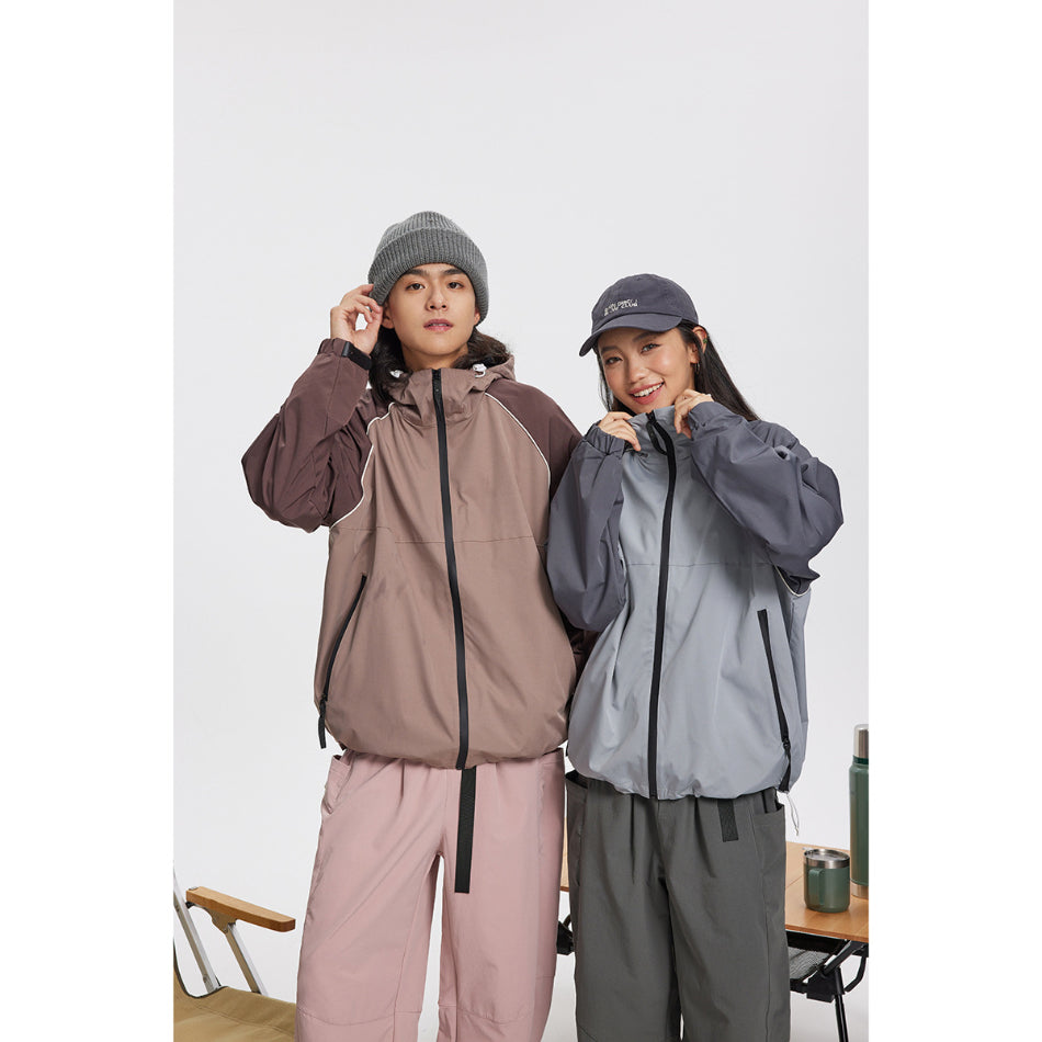 Unisex Jacket Outer Shell Jacket Men's and Women's Functional Hooded Jacket