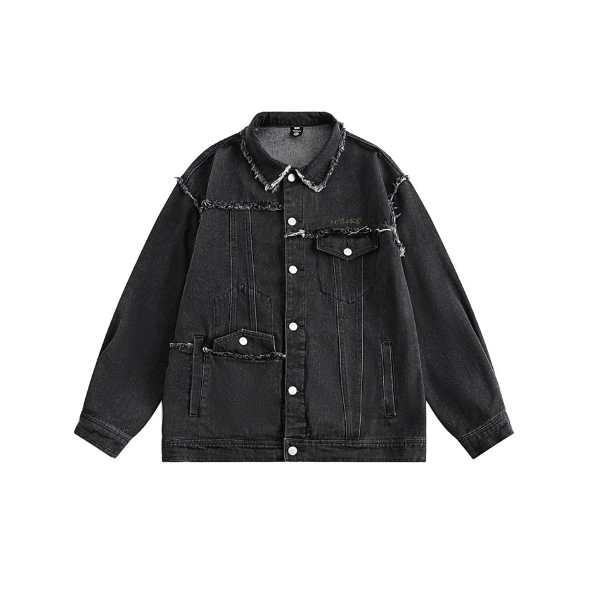 Unisex Jacket Vintage Denim Jacket for Men and Women Couple Loose Cardigan Coat