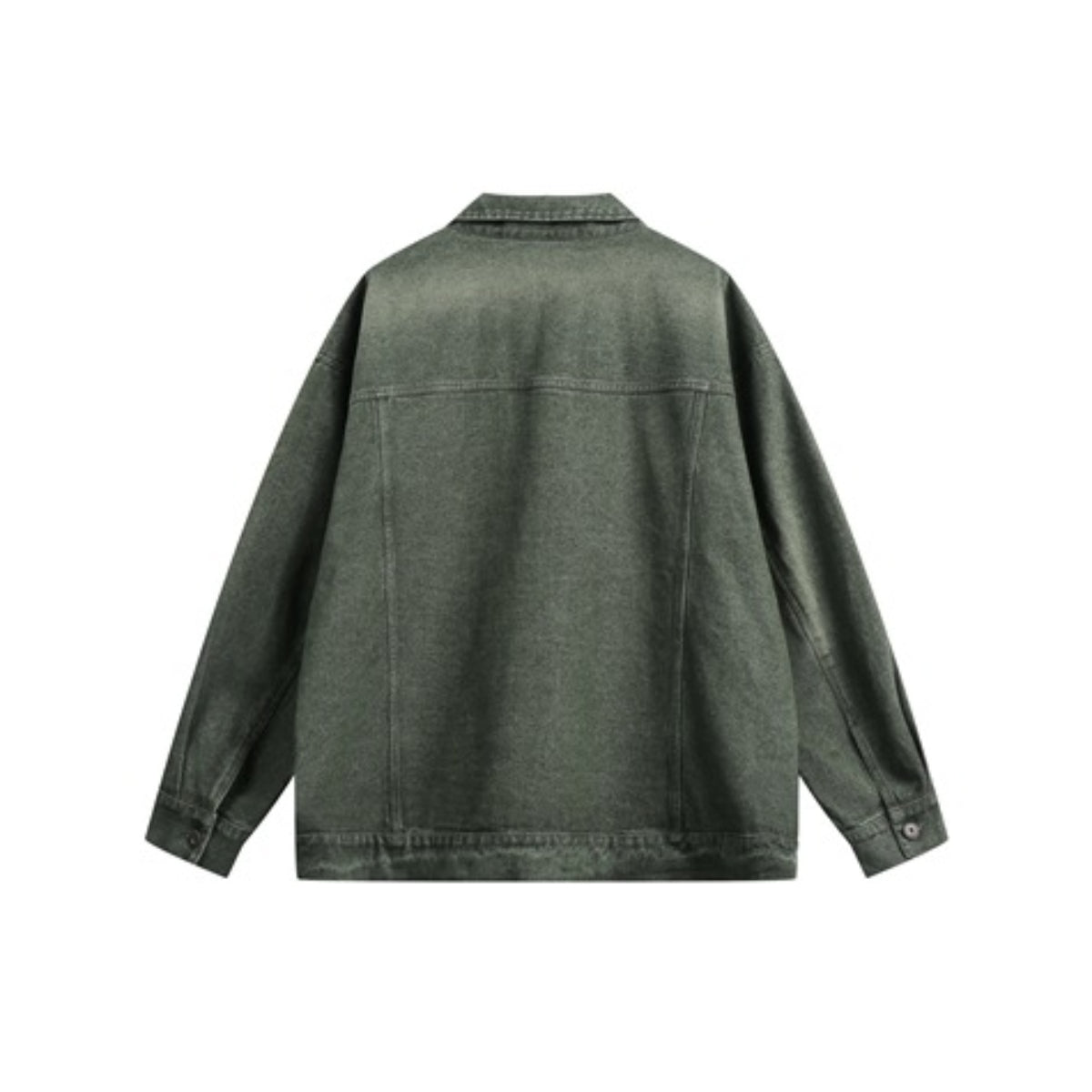 Unisex Jacket Vintage Distressed Washed Denim Jacket Loose Jacket