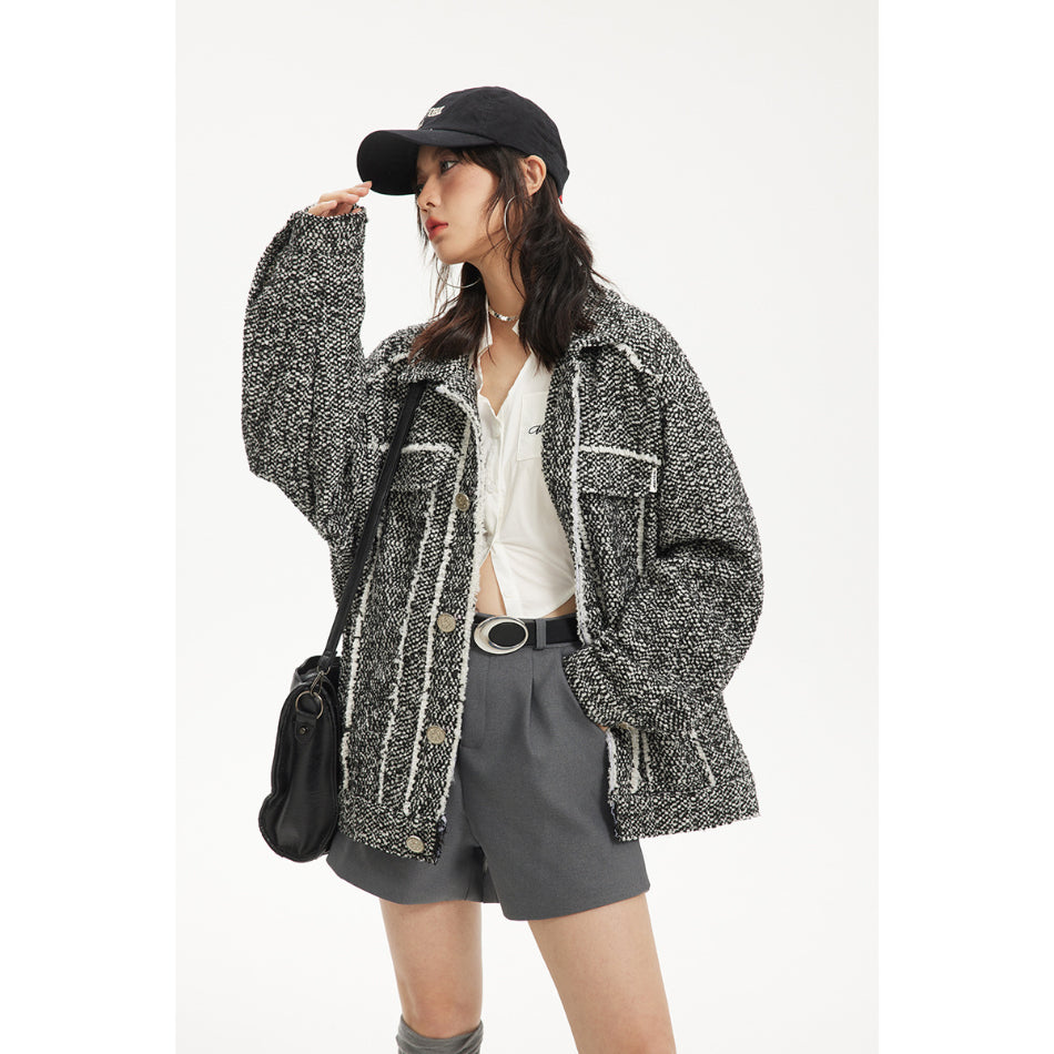 Unisex Jacket Vintage Jacket Loose Lapels Coat