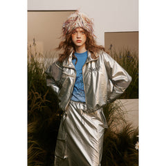 Unisex Jacket Cyberpunk Loose Short Jacket
