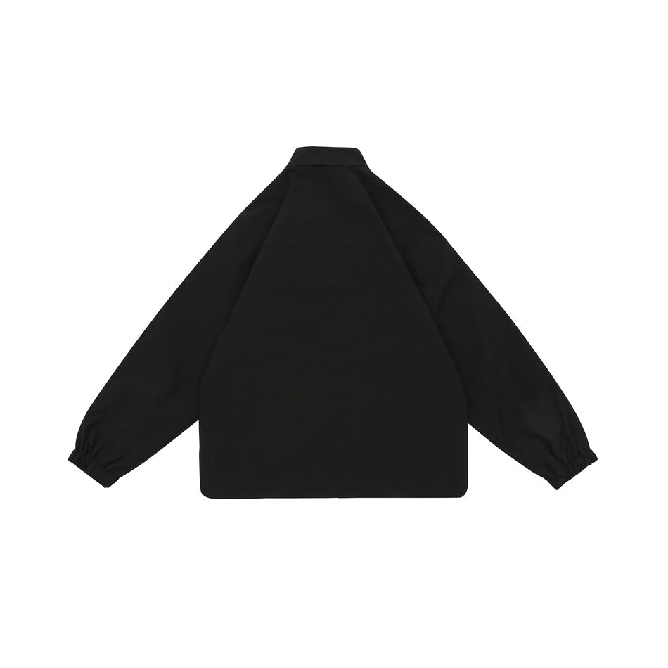 Unisex Jacket Large Pocket Loose Jacket Men and Women Spring and Autumn Coat