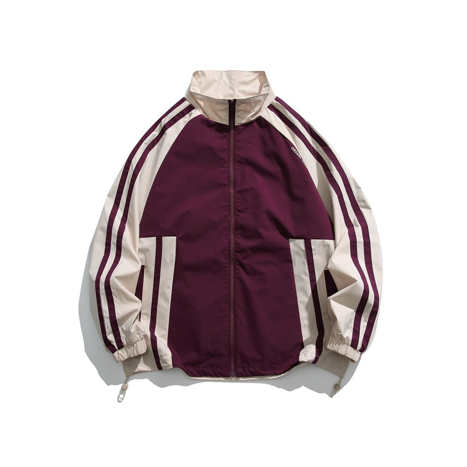 Unisex Jacket Casual Hooded Coat Men's and Women's Same Loose Fall Jacket