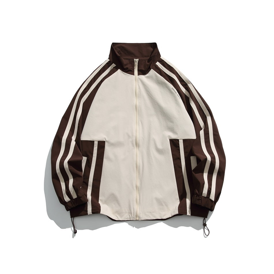 Unisex Jacket Casual Hooded Coat Men's and Women's Same Loose Fall Jacket