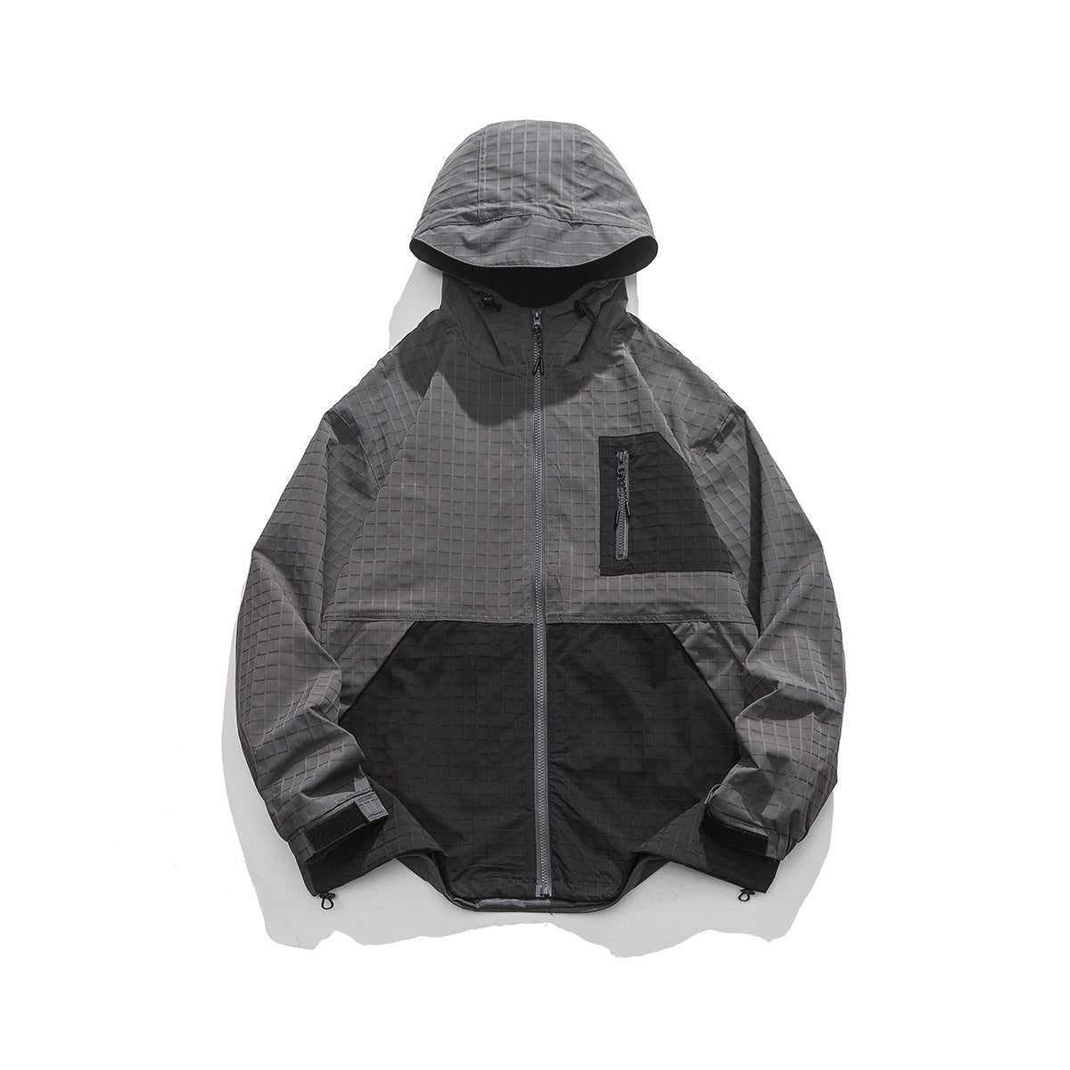 Unisex Jacket Vintage Shell Jacket Men's Hooded Hooded Jacket Casual Jacket