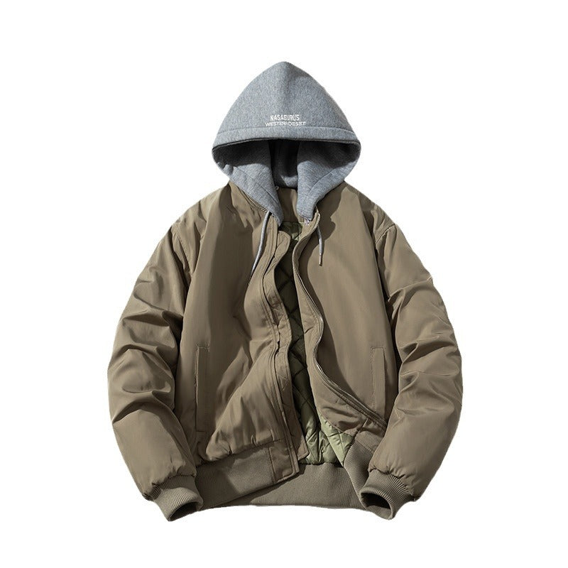 Mens Vintage Jackets vintage baseball jacket padded bomber jacket