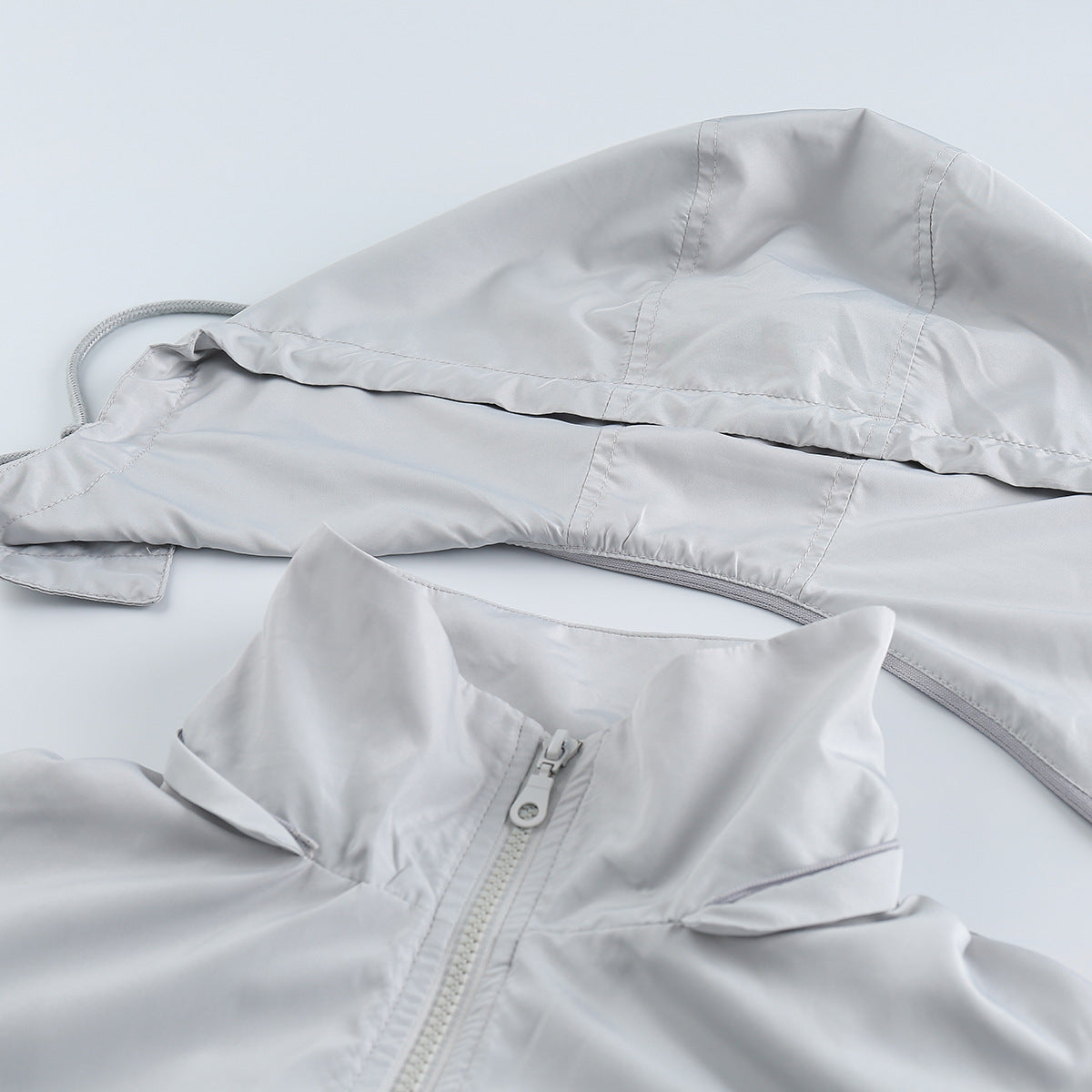 Unisex Jacket Retro Hooded Jacket Top Sports Zipper Coat