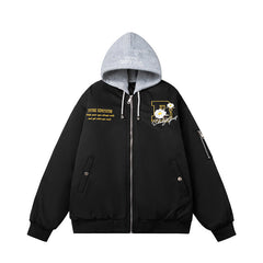 Men Vintage Jackets Baseball Jacket Embroidered Couple Trend Jacket