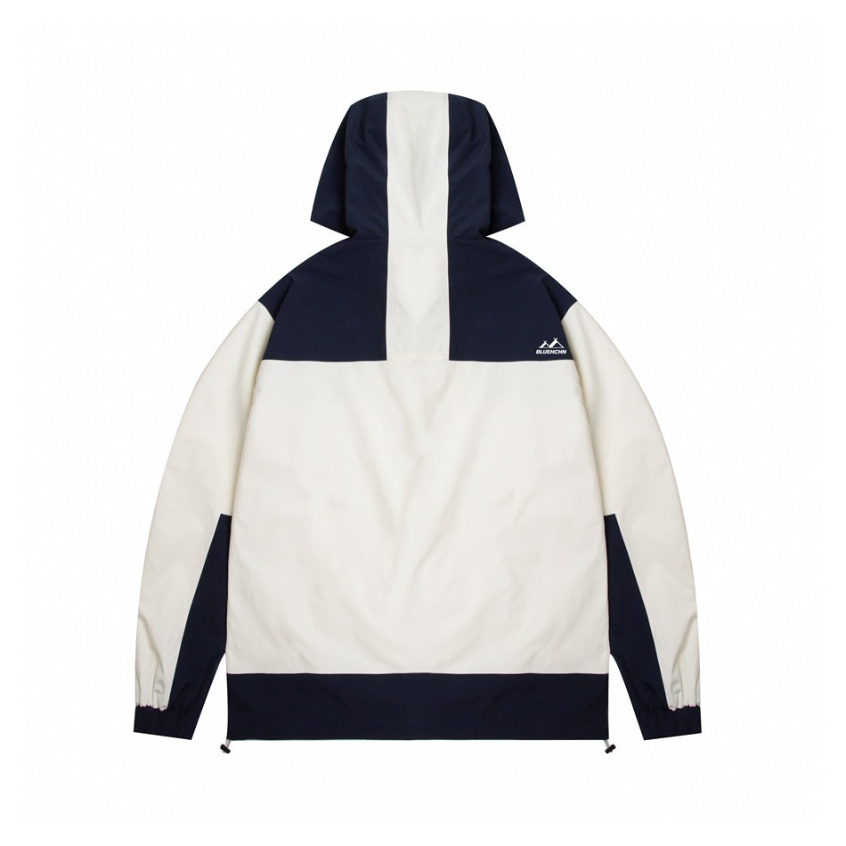 Unisex Jacket Hooded Jacket Coat Loose Jacket