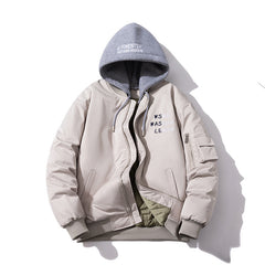 Men Vintage Jackets Vintage Jacket Embroidered Bomber Jacket Padded Baseball Uniform