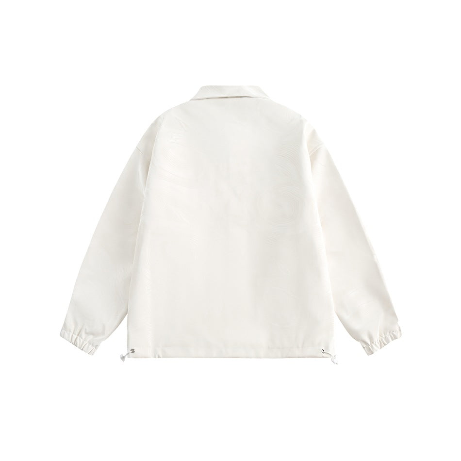 Unisex Jacket Spring and Autumn Lapel PU Leather Jacket for Men and Women Jacket