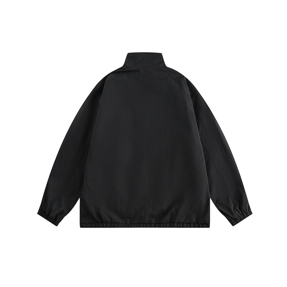 Unisex Jacket Casual Stand-up Collar Jacket Men and Women Couple Jacket