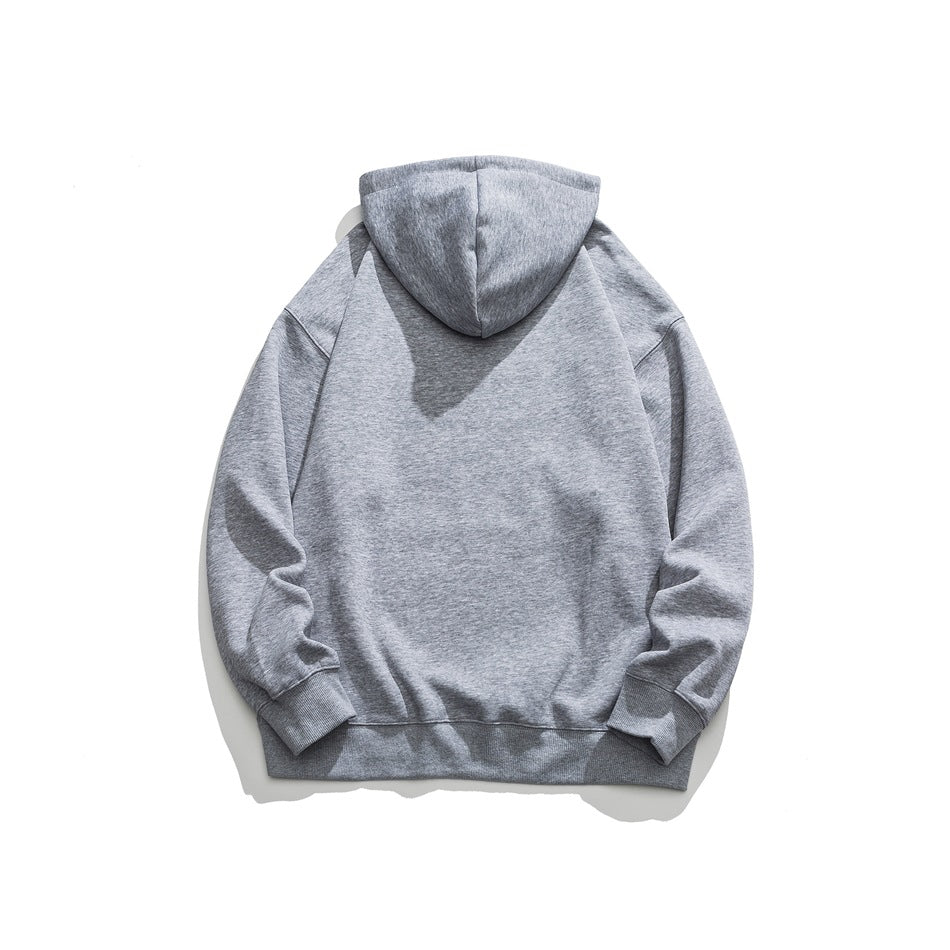 Unisex Jacket Retro Hooded Sweater Loose Spring and Autumn Coat