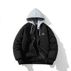 Mens Vintage Jackets Jacket Loose Baseball Suit Flight Suit Hooded