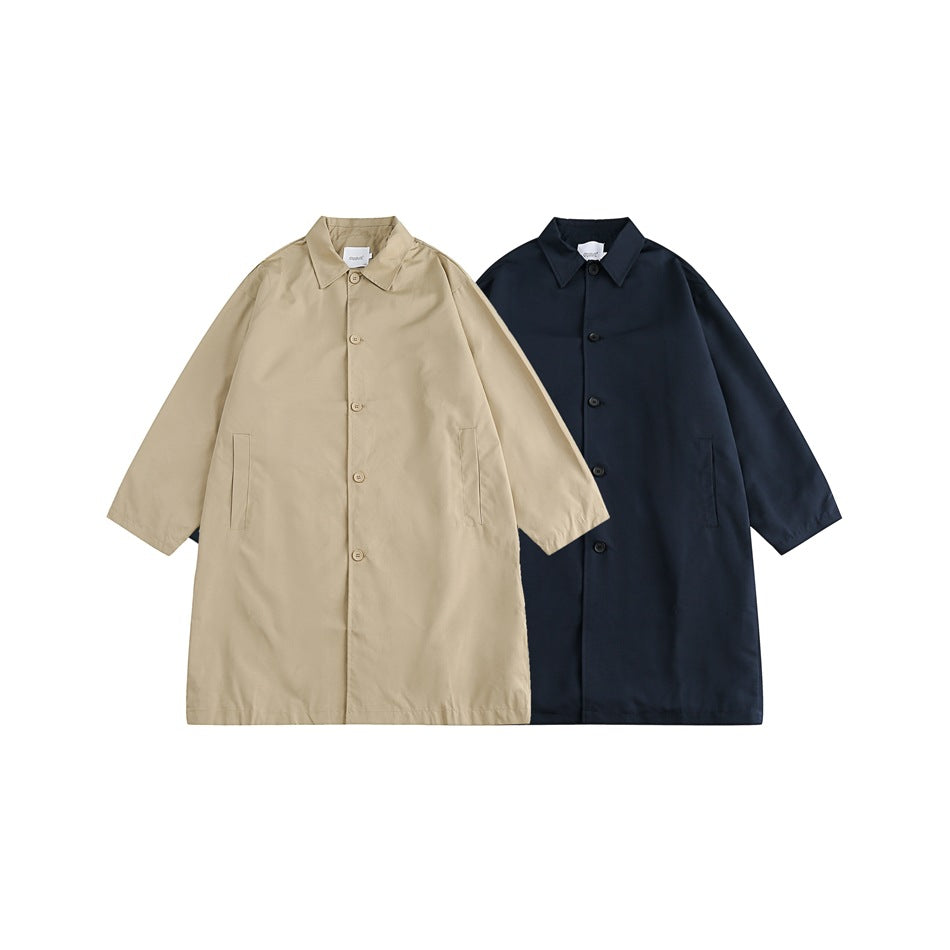 Unisex Jacket Retro Workwear Loose Top Coat