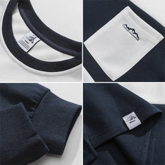 Men Pullover Hoodie Spring Sweater Men's American Style Loose All-Match Long Sleeve