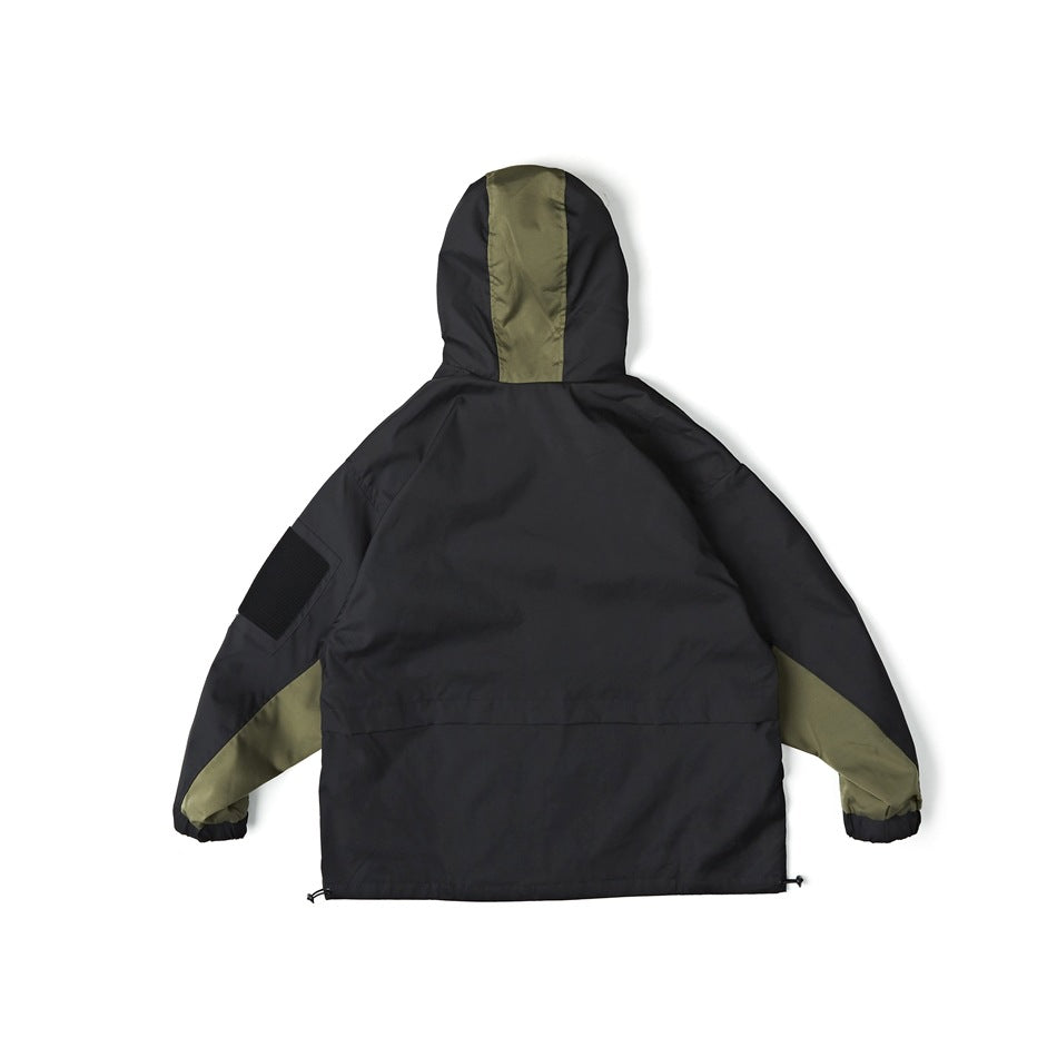 Unisex Jacket Vintage Hooded Hooded Jacket Outdoor Jacket Coat