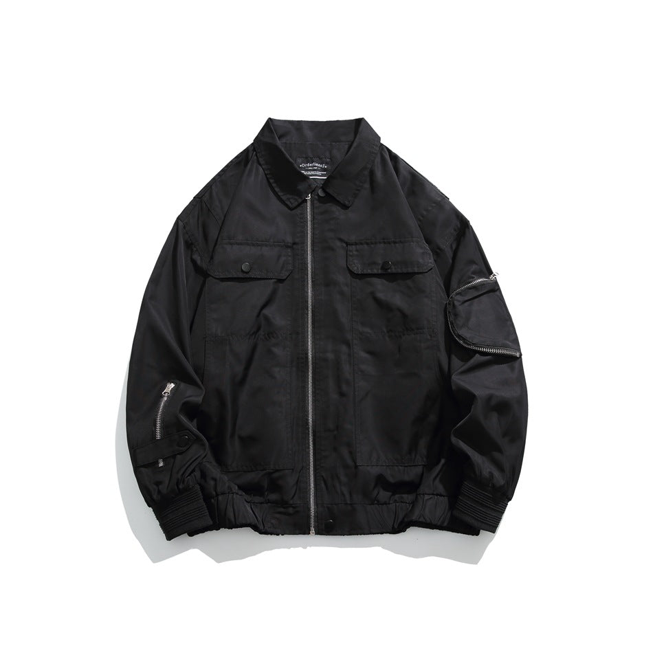 Unisex Jacket Loose Lapels Jacket Spring and Autumn