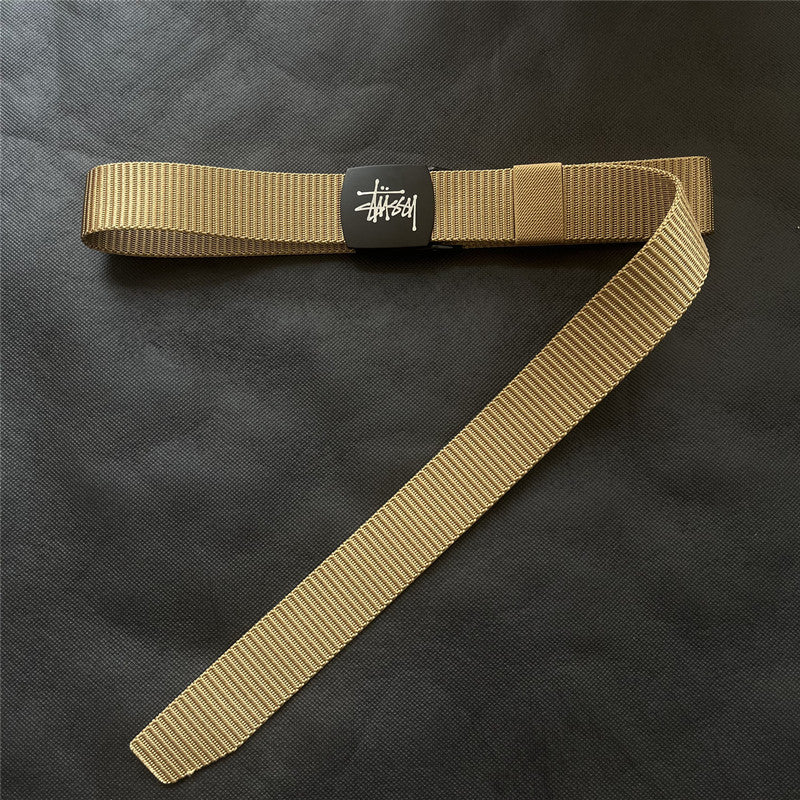 Stussy Belt Canvas Belt Nylon Casual Braided Belt