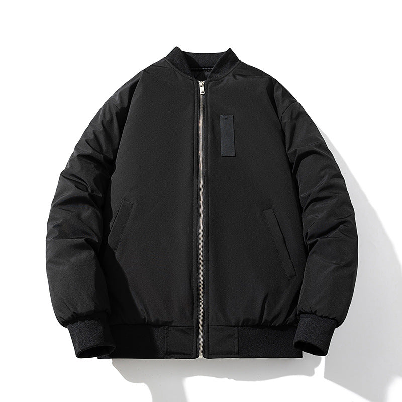 Mens Vintage Jackets Tide Padded Flight Suit Baseball Jacket