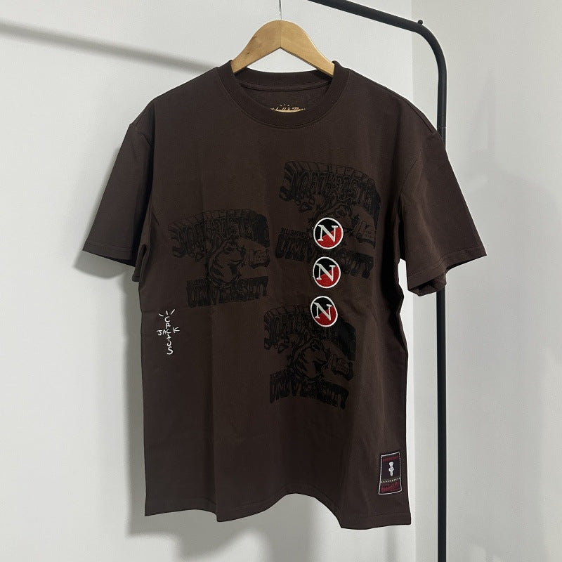 Travis Scott T-Shirt TRAVIS SCOTT Short Sleeve Summer Hip Hop T-Shirt