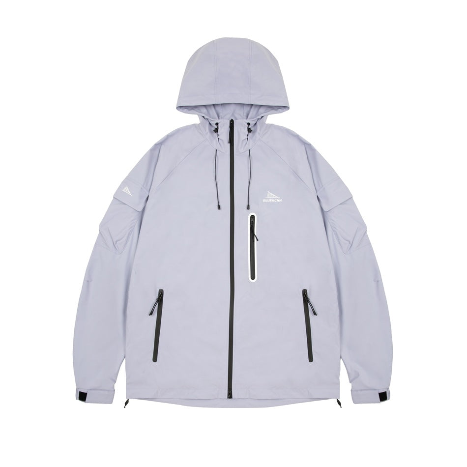 Unisex Jacket Spring and Autumn Mechanical Style Jacket Windproof Tooling Outdoor Jacket Coat