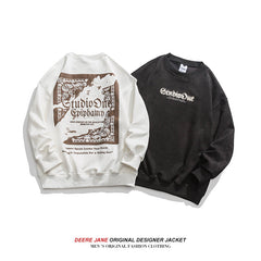 Men Pullover Hoodie Spring Sweater Men American Style Loose All-Match