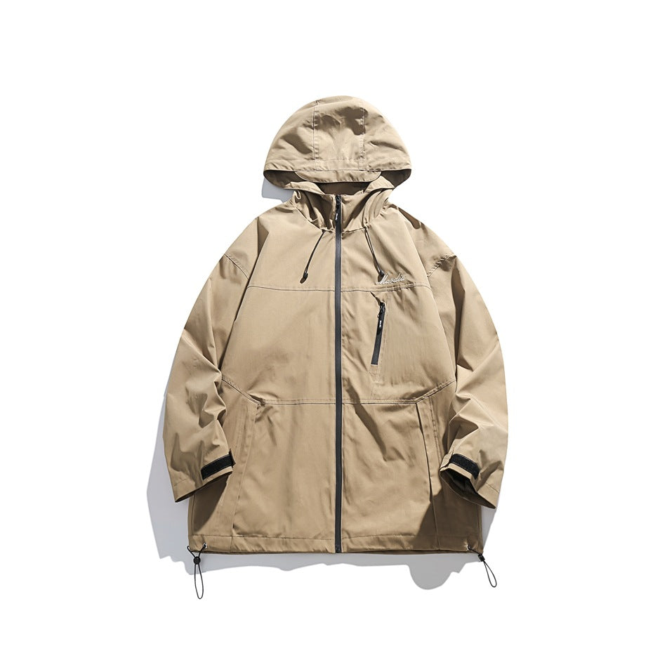 Unisex Jacket Mechanical Style Outdoor Jacket Coat Hooded Hooded Jacket
