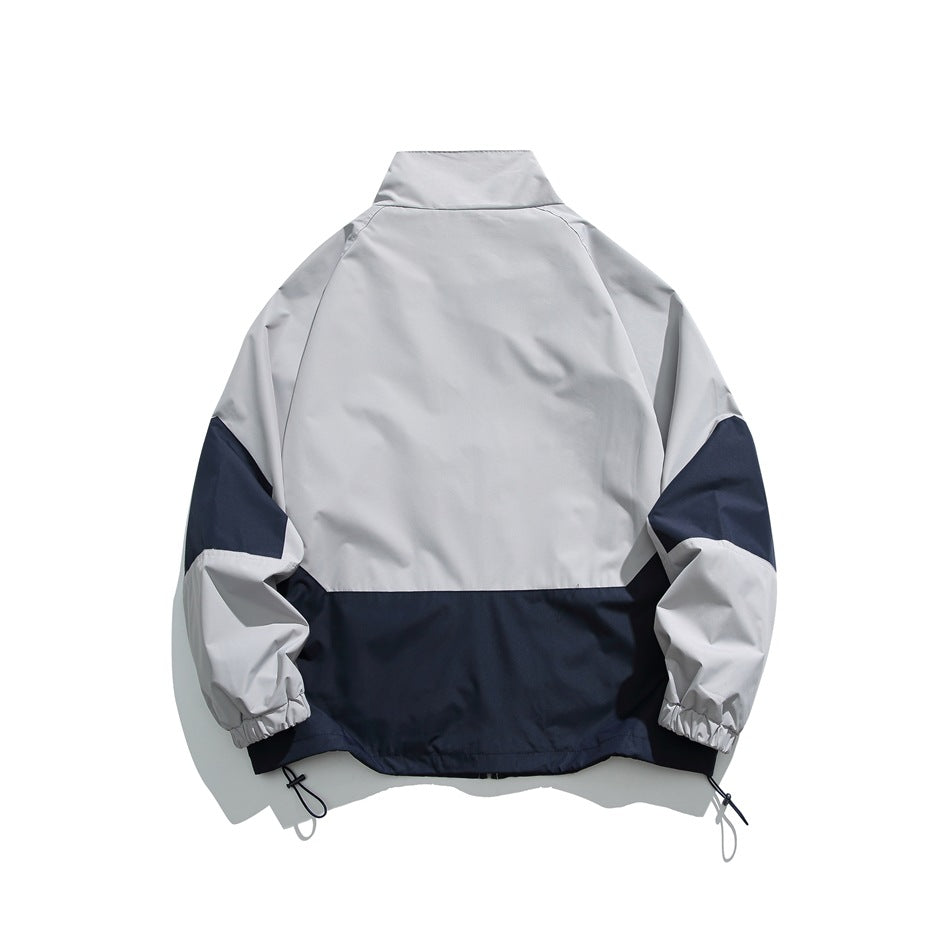 Unisex Jacket Autumn Leisure Coat Loose Lapel Jacket
