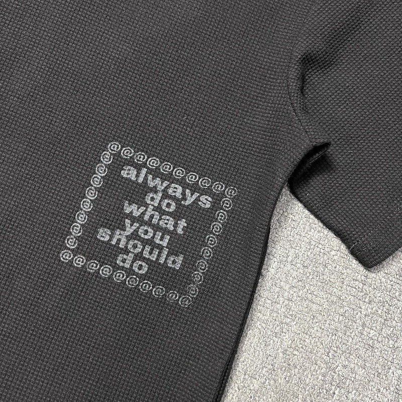 ADWYSD Always Do What You Should Do T Shirts Sun Roll Waffle Short Sleeves