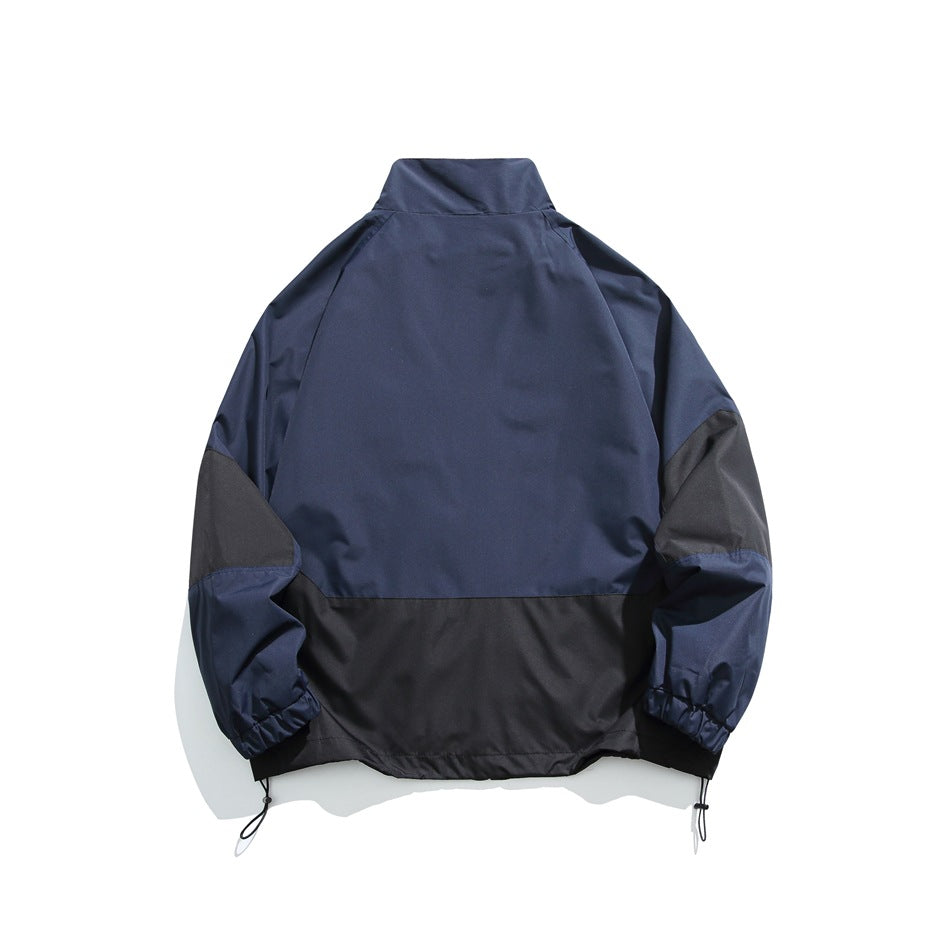 Unisex Jacket Autumn Leisure Coat Loose Lapel Jacket