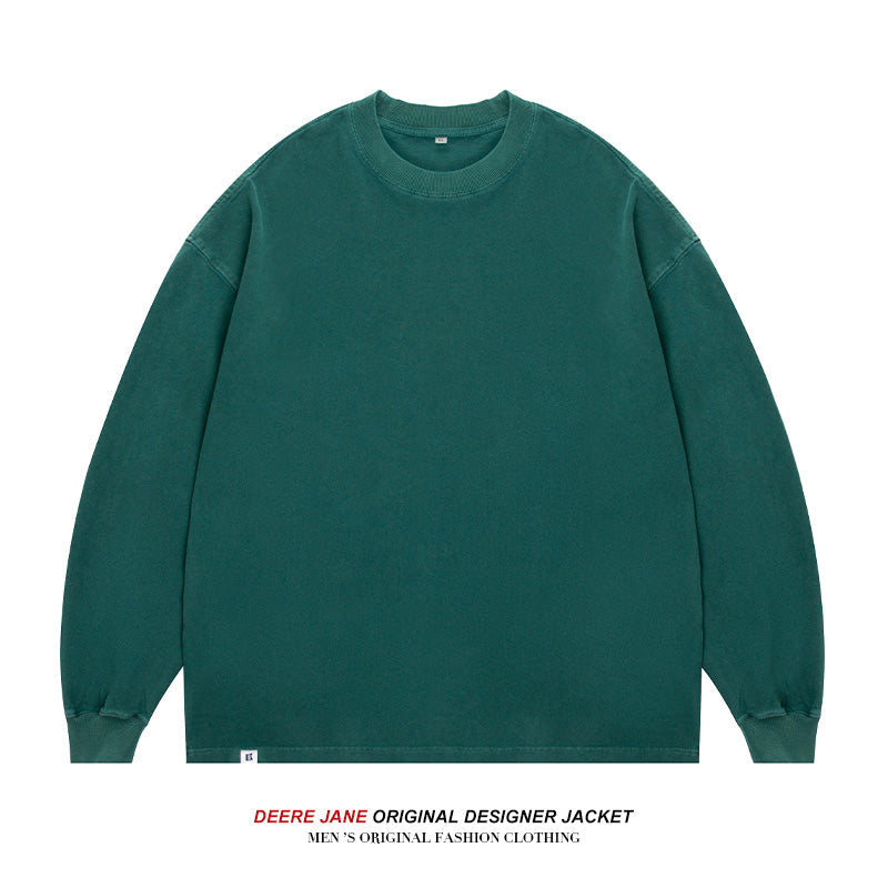 Men Pullover Hoodie Spring Sweater Men's Loose All-Match Simple Leisure