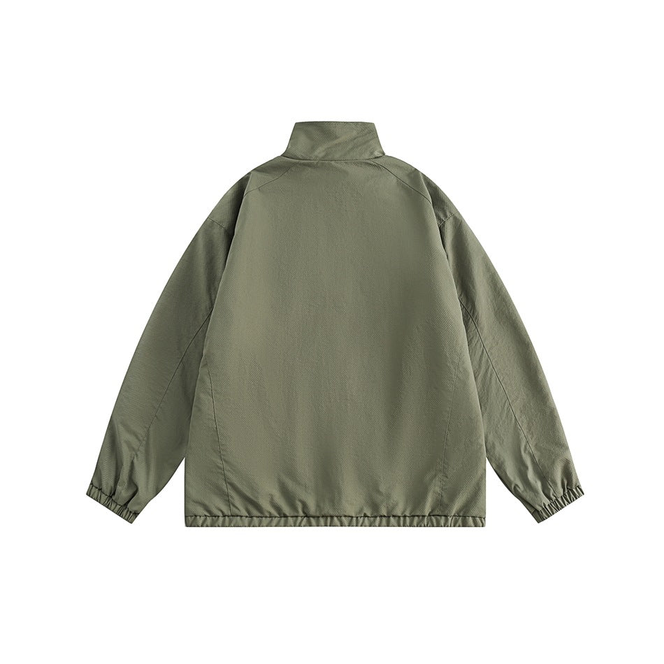 Unisex Jacket Casual Stand-up Collar Jacket Men and Women Couple Jacket