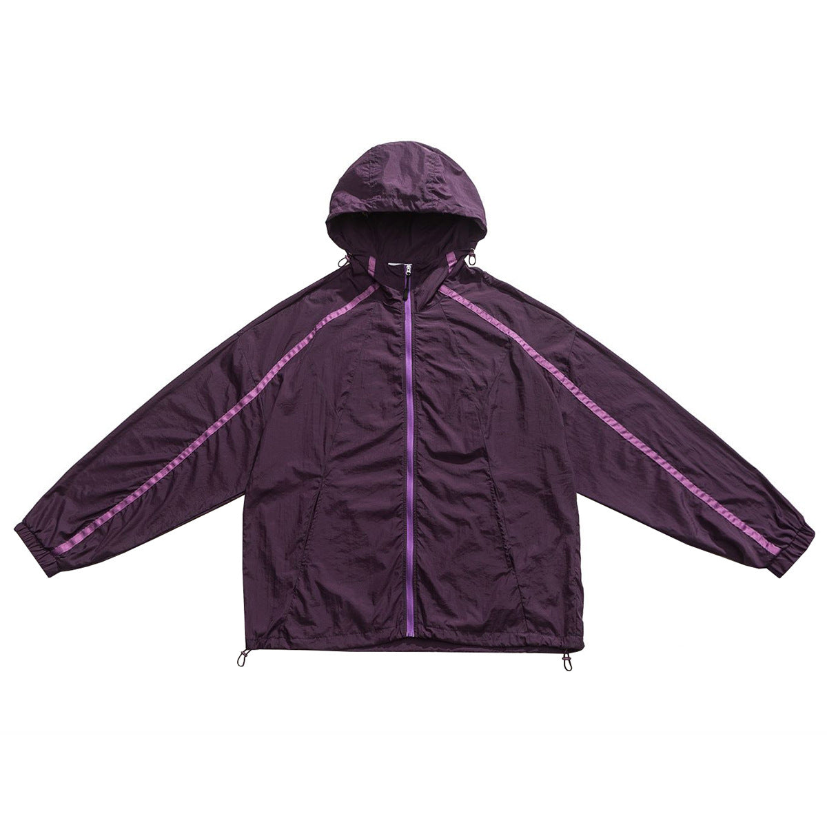 Unisex Jacket Retro Hooded Coat Jacket Sun Protection Top