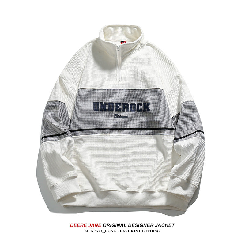 Men Pullover Hoodie Spring Sweater Men's American Style Loose Top