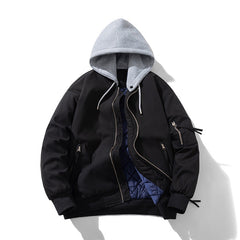 Mens Vintage Jackets Baseball Jacket Cotton Jacket Couple Flight Jacket