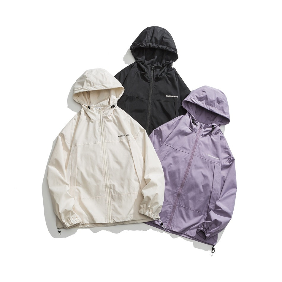 Unisex Jacket Autumn Retro Hooded Jacket for Men and Women Loose Casual Jacket