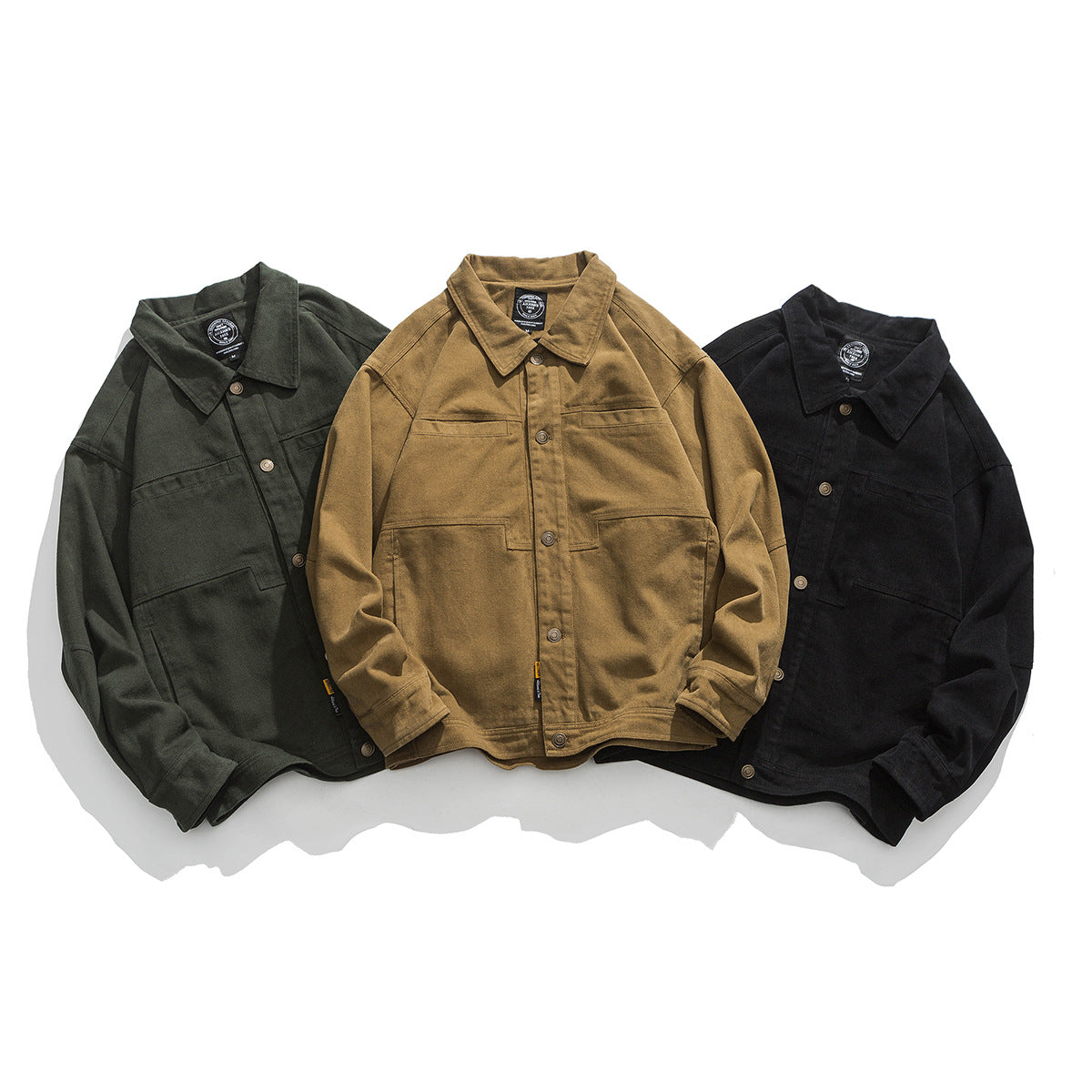 Unisex Jacket Vintage Overalls Jacket Casual Jacket