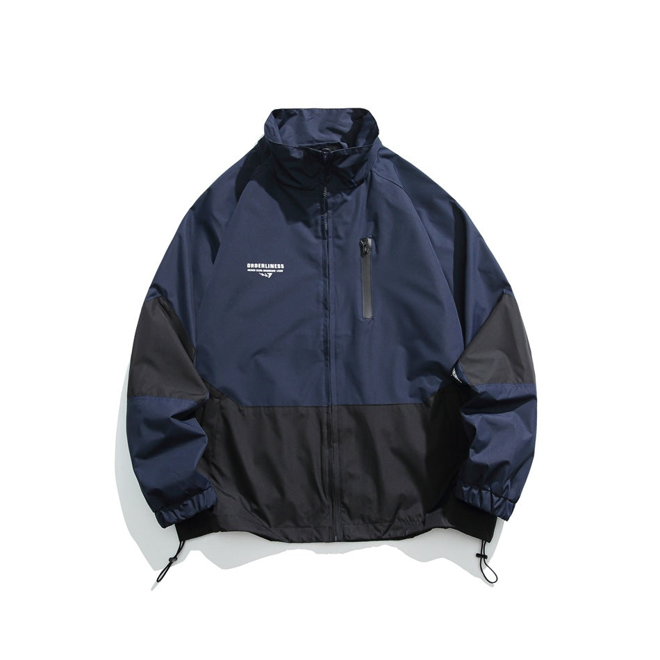 Unisex Jacket Autumn Leisure Coat Loose Lapel Jacket