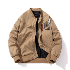 Mens Vintage Jackets Embroidered Jacket ins Trendy Baseball Suit Flight Suit