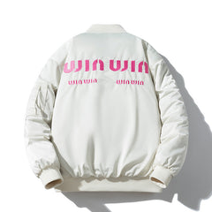 Men Vintage Jackets Baseball Suit Flight Suit Padded Jacket Loose Cotton Jacket