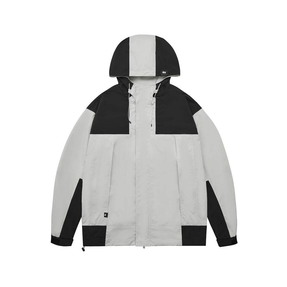 Unisex Jacket Hooded Jacket Coat Loose Jacket