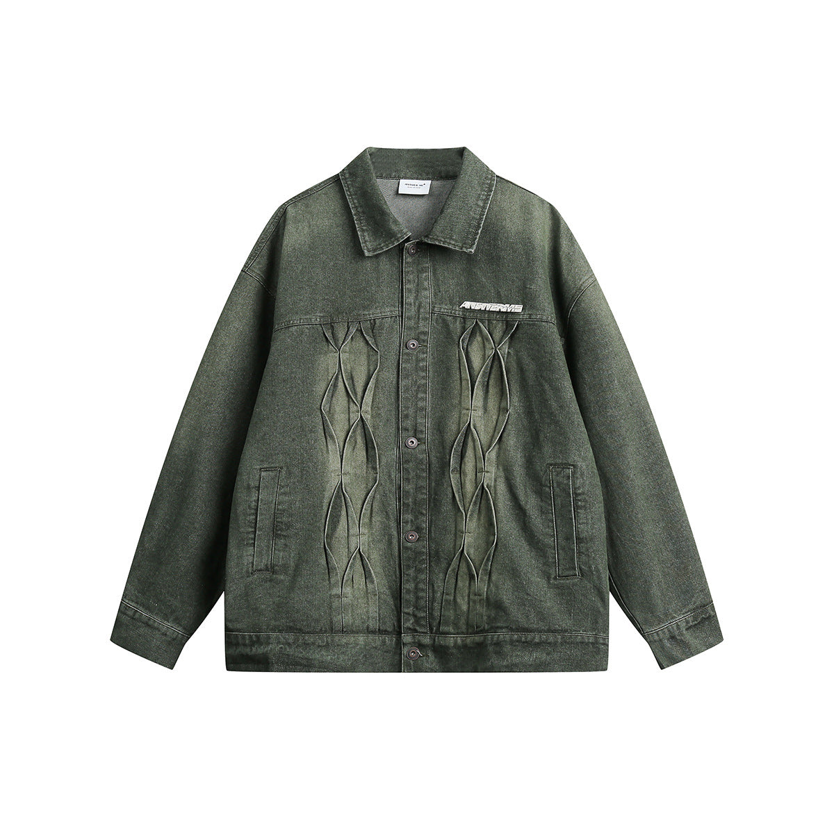 Unisex Jacket Vintage Distressed Washed Denim Jacket Loose Jacket