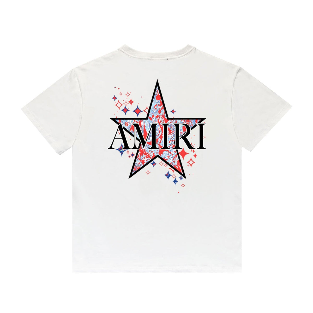 Amiri T Shirt Casual Hip Hop round Neck Short Sleeve T-shirt