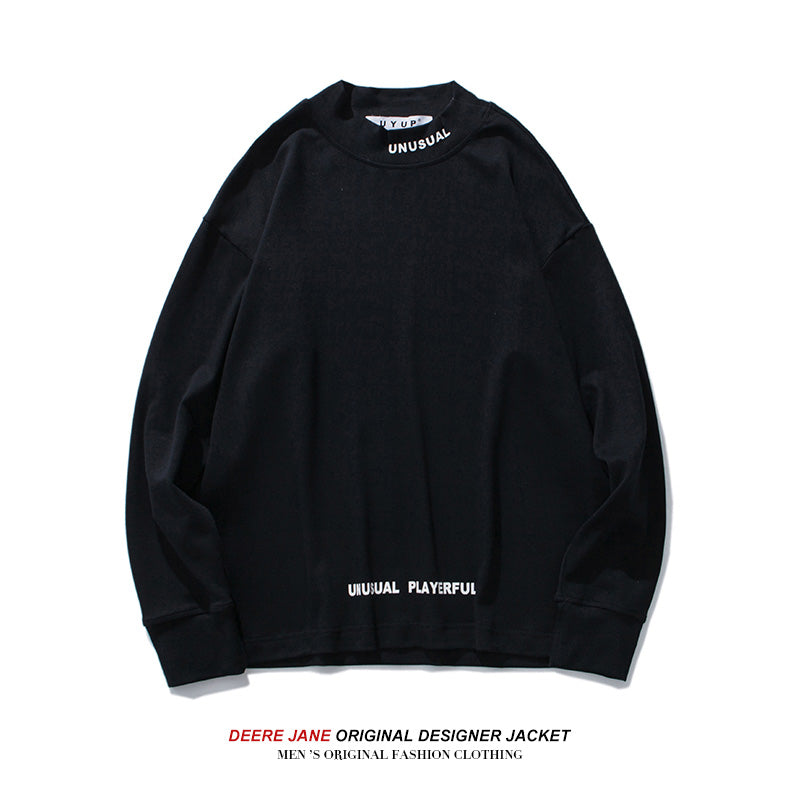 Men Pullover Hoodie Spring Long-Sleeved Sweater Men's Loose Casual